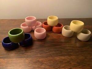 Ronds de serviette en bois élégants Style américain polyvalent Design écologique pour décorer les tables à manger formelles Toutes les occasions spéciales - Product Image 2