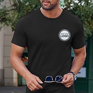 Camiseta de manga corta seca para hombre Camisetas ligeras de cuello redondo - Product Image 4