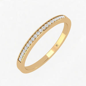 Anillo de oro rosa con diamantes Rikhava de Venta caliente para mujer, ajuste innovador certificado IGI, suministro directo de fábrica, bodas finas - Product Image 3
