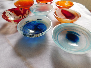 Plataformas de piedras preciosas de ágata natural hechas de piedras de cuarzo rosa, ideales para tiendas de decoración del hogar, adecuadas para reventa - Product Image 4