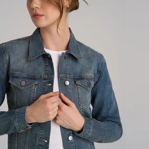 Nueva Llegada, Chaqueta Vaquera Casual para Mujer, Estilo Motociclista, Reversible, Sostenible, Moda de Invierno, Hecha en Bangladesh - Product Image 2