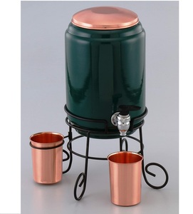 Dispensador de cobre con almacenamiento de agua, tanque hecho a mano para cocina, uso doméstico, artículos para bebidas, decora tu casa con dispensador - Product Image 3