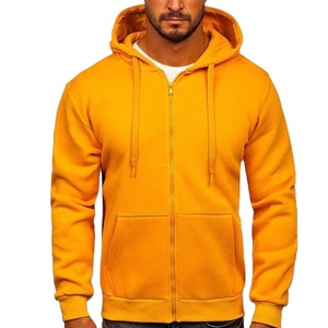 เสื้อฮู้ดซิปผู้ชาย สีพื้น ผ้าฝ้ายฟลีซ 100% ทรงปกติ ใส่สบายสำหรับฤดูหนาว บริการ OEM ด้านหน้า น้ำหนัก 420 กรัม สตรีทแวร์ ลายดิจิตอล - Product Image 1