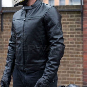 Chaqueta de Motocicleta de Cuero para Hombre, Cómoda, Impermeable, Resistente al Viento, de Alta Calidad para Uso en Exteriores - Product Image 6