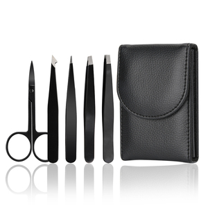 Wholesale Professional Anti-Static Eyebrow Eyelash Tweezers <b>Set</b> Custom Makeup <b>Tools</b> with Precision Stainless Steel Beauty <b>Tool</b> - Product Image 1