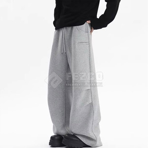 Pantalones de chándal de algodón ajustados para hombre a la moda cintura elástica secado rápido transpirable ligero Casual cómodo en Stock - Product Image 5