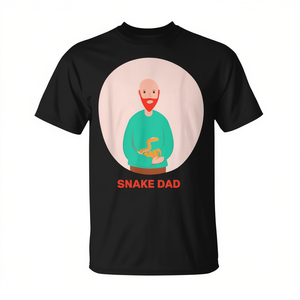 Camiseta de colección promocional con escamas de reptilios y lagartos de la colección Snake Dad - Product Image 2