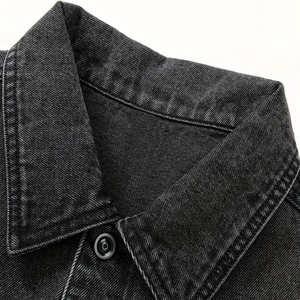 Gilet pour hommes Fourniture directe d'usine de votre propre logo pour hommes Gilet en jean respirant grande taille couleur unie prix raisonnable gilet en jean pour hommes - Product Image 3