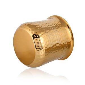 Maceta de metal martillado dorado de calidad superior para decoración de restaurante de jardín interior a bajo precio - Product Image 3