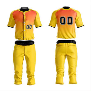 Nouvelle arrivée sur mesure propre Logo Baseball uniforme ensemble fabriqué en usine conception Unique Baseball uniforme pour adultes - Product Image 1