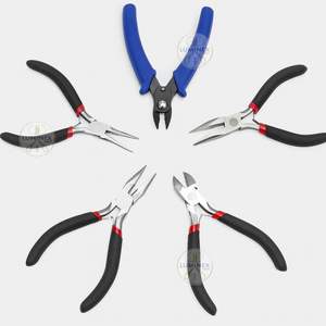 Pince à bijoux en acier inoxydable (prix par pièce) |   Outils de coupe de nez plats légers de haute qualité pour bricolage, chaîne de nez, coupe-nez 1 - Product Image 6