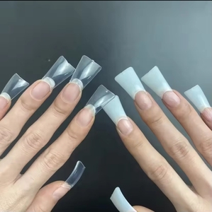 <span class=keywords><strong>Aillsa</strong></span> 500 unids/caja etiqueta privada al por mayor en forma de pies de pato anchos uñas postizas Gel acrílico puntas de uñas extensión puntas de uñas de pato - Product Image 2