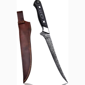 มีดเชฟเหล็กดามัสกัสคุณภาพพรีเมียม ระดับมืออาชีพ ตัวเลือกของเชฟและนักตกปลา อุปกรณ์ครัว ทำด้วยมือ ใช้ได้ทั้งมือซ้ายและขวา รุ่นพิเศษ - Product Image 2