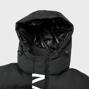 Custom OEM <b>Men's</b> Stand Collar Puffer Jacket | Bubble Design Winter Warmth | Embroidery Printed Streetwear Pullover - Product Image 3