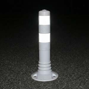 Delinatr 45 X 8 cm TPE Ponton Flexible Blanc pour Avertissement de Circulation - Product Image 3