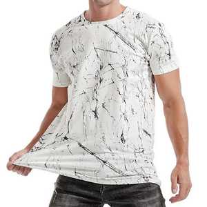 Camiseta de Hombre de Algodón 100% de Buena Calidad al por Mayor, Personalizada, de Secado Rápido, Transpirable, Corte Regular, Talla Grande - Product Image 2