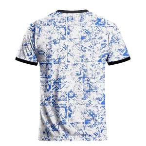 Maillots de football à col rond les plus vendus, de haute qualité, 100% polyester, personnalisés, sublimés, respirants, à séchage rapide, pour adultes - Product Image 2