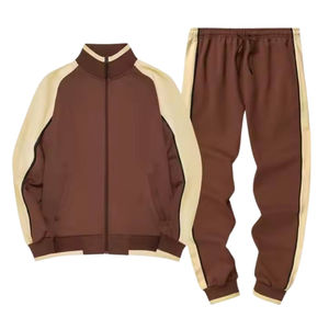 Chándal con estampado digital ecológico para hombre, chándal de moda sostenible para adultos, chándal de ajuste cómodo para hombre - Product Image 1