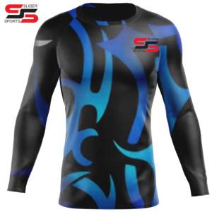 เสื้อรัดกล้ามแขนยาวป้องกันรังสียูวีสำหรับ MMA BJJ คิกบ็อกซิ่ง ระบายอากาศ แห้งเร็ว พร้อมโลโก้สั่งทำ - Product Image 5