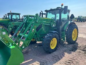 John Deere รถแทรคเตอร์มือสอง6130R รถแทรกเตอร์การเกษตร120hp 4x4ส่วนประกอบหลักปั๊มมอเตอร์เครื่องยนต์ราคาถูก - Product Image 5