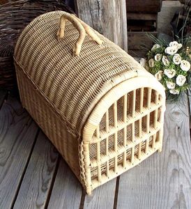 Maison pour animaux de compagnie faite à la main en rotin 100% avec un bon prix, vente en gros - Product Image 6