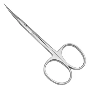 Ciseaux à cuticules professionnels OEM, en acier inoxydable, tranchants, logo laser, outil pour les ongles, personnalisation de la marque - Product Image 2