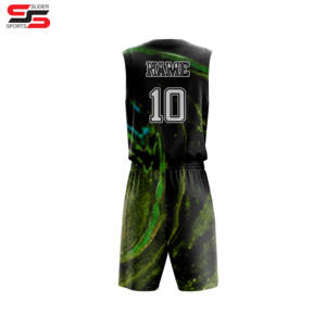 Basketball Uniforms <b>for</b> Youth Set <b>Kit</b> Suits Fully Sublimation Basketball Jersey Custom - Product Image 2