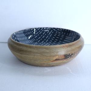 Vajilla de fruta redonda ecológica moderna, ensalada de cuenco de madera Natural, precio al por mayor, sostenible para fiestas - Product Image 2