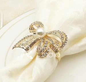 Anillo de servilleta de diamantes de imitación para decoración de mesa, de refractex India, hecho en la India, calidad y precio bajo - Product Image 4