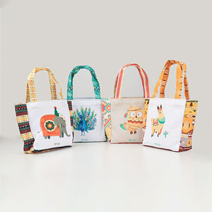 Custom Logo Rpet Canvas Handbag Luxury Ladies Grocery <b>Shopping</b> Bag With <b>Small</b> New Arrivals Reusable - Product Image 2