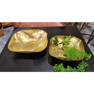 Bols enduits de poudre en métal décoratifs pour la maison pour l'affichage de fleurs de fruits mariages dîners pièce maîtresse bols de service - Product Image 5