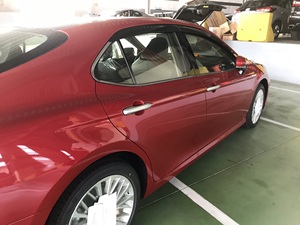 แผ่นบังแดดประตูรถยนต์สำหรับ Camry รุ่น XV70 ปี 17-23 แบบไม่มีขอบโครเมียม - Product Image 3