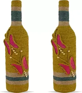 Nouvelle bouteille en Jute et herbe de mer, Look moderne, élégante pour la maison, décoration d'hôtel, utilisation artistique et belle qualité, bouteille en Jute - Product Image 1