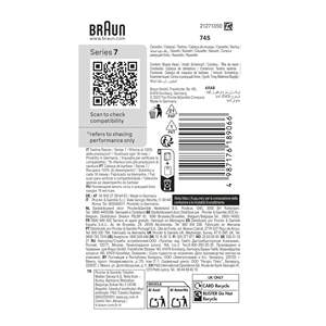 Cabezal de Repuesto para Afeitadora Eléctrica Compatible con Generations Triple Blade para Cara, Cuerpo y Barba, Lavable, Afeitadora Rotatoria - Product Image 1