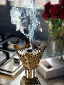 Diffuseur de parfum d'ambiance moderne en acier inoxydable Bakhoor pour la maison, la chambre à coucher, la salle d'accueil, le salon, le restaurant et le bar - Product Image 2