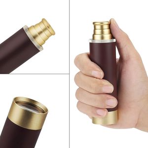 Télescope monoculaire Pirate haute puissance Zoomable laiton poli traditionnel Spyglass poche observation des oiseaux chasse randonnée - Product Image 5
