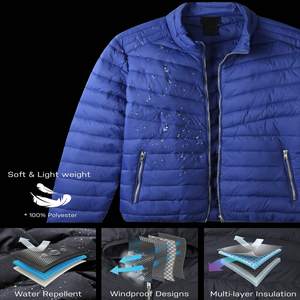 Chaqueta acolchada personalizada de alta calidad para hombre, abrigos cálidos de invierno de estilo Formal con cuello con capucha, ropa para exteriores, 2024 - Product Image 6