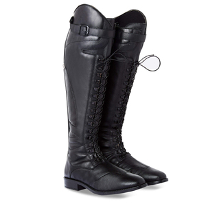 Calzado de mujer a la moda montar a caballo estilo agua lluvia Zapatos Señora bota larga - Product Image 5