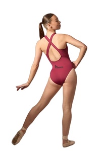 Leotardo de Terciopelo de Alta Calidad, 240 GSM, Poliéster con Tirantes, Bicolor, Elástico, para Danza, Entrenamiento, Gimnasia, para Pedidos al por Mayor - Product Image 6