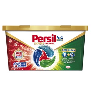 Discos Persil Expert para Eliminar Manchas, Cápsulas de Lavado Universales 4 en 1, 11 Dosis - Product Image 6