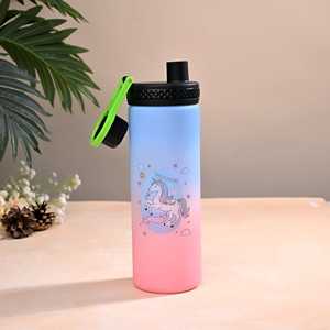 Botella de Vacío de Plástico Dreamy Fantasy, Diseño Clásico Azul para Viajes, Aislada para Mantener Bebidas Frías y Calientes - Product Image 4