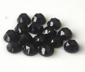 หินอัญมณีสีดำธรรมชาติทำด้วยมือขนาด3มม.-6มม. สำหรับทำเครื่องประดับ - Product Image 6