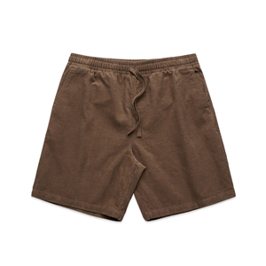Vente en gros Short unisexe en velours côtelé ultra doux Streetwear avec cordes réglables Motif solide Vêtements décontractés pour hommes - Product Image 1