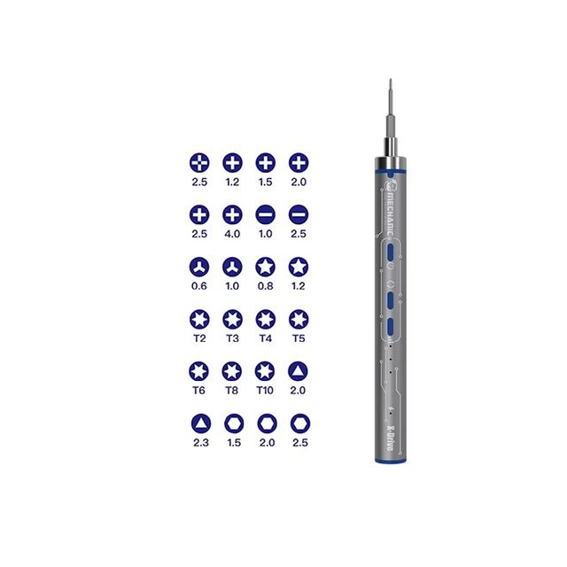 MECHANIC X-DRIVE Reversible Electric Manual Integrated Battery Screwdrivers High Hardness Mobile Phones Disassembly Repair Tools