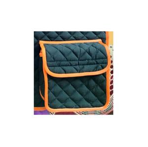 Tapis de selle de cheval anglais vert foncé de qualité supérieure de designer tissu de forage en polycoton doux et confortable équitation anglaise équestre - Product Image 5