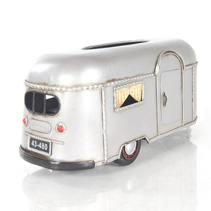 Caja decorativa para soporte de pañuelos de remolque para acampar 30.5L X 12,7 W X 11,4 H cm pintada para exhibición de oficina en casa o RV - Product Image 4