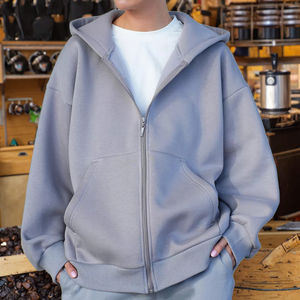 Premium Puff Print <b>Zip</b> <b>Up</b> <b>Hoodie</b> Cotton Fleece OEM Private Label Fashion Winter <b>Hoodie</b> - Product Image 1