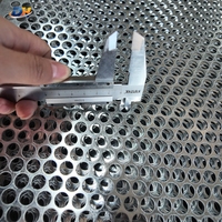 Tôle perforée à trous ronds en métal, plaque industrielle pour filtration, séparation, ventilation, épaisseur 1mm-8mm