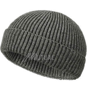 Bonnet Offre Spéciale Chapeau Trendy Oversized Fit Casual Look Beanie Hat For Daily Wear Beanie Hat - Product Image 5