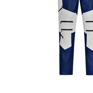 Pantalones Casuales de Hombre de Lona y Cuero Genuino de Alta Calidad, Ligeros, Impermeables, Transpirables, con Cintura Elástica, Colores y Tallas Personalizables - Product Image 4